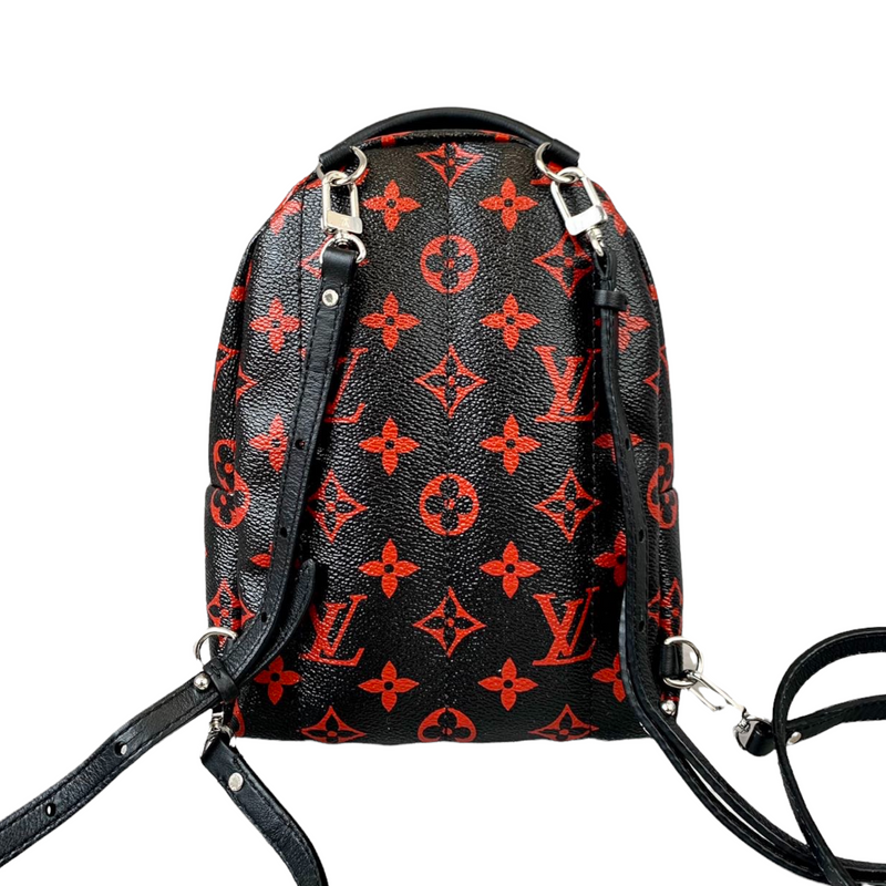 louis vuitton black and red palm springs backpack Mini Palm Springs Infrarouge Canvas GHW – Bag Religion