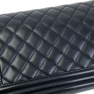 Boy Old Medium Calfskin Black GHW