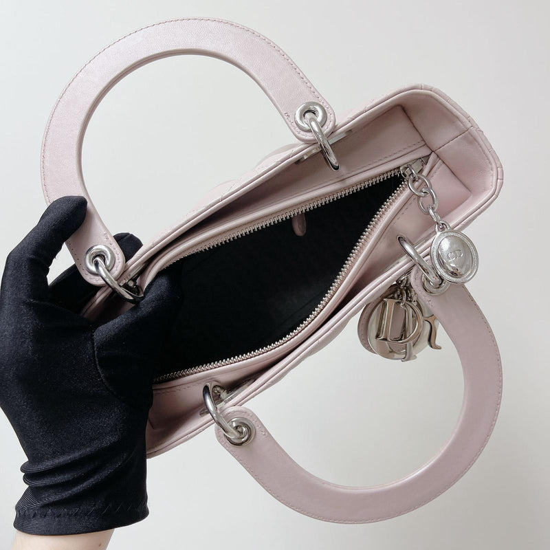 Lady Dior Medium Lambskin Pink SHW