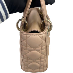 Mini Lady Dior Lambskin Beige GHW