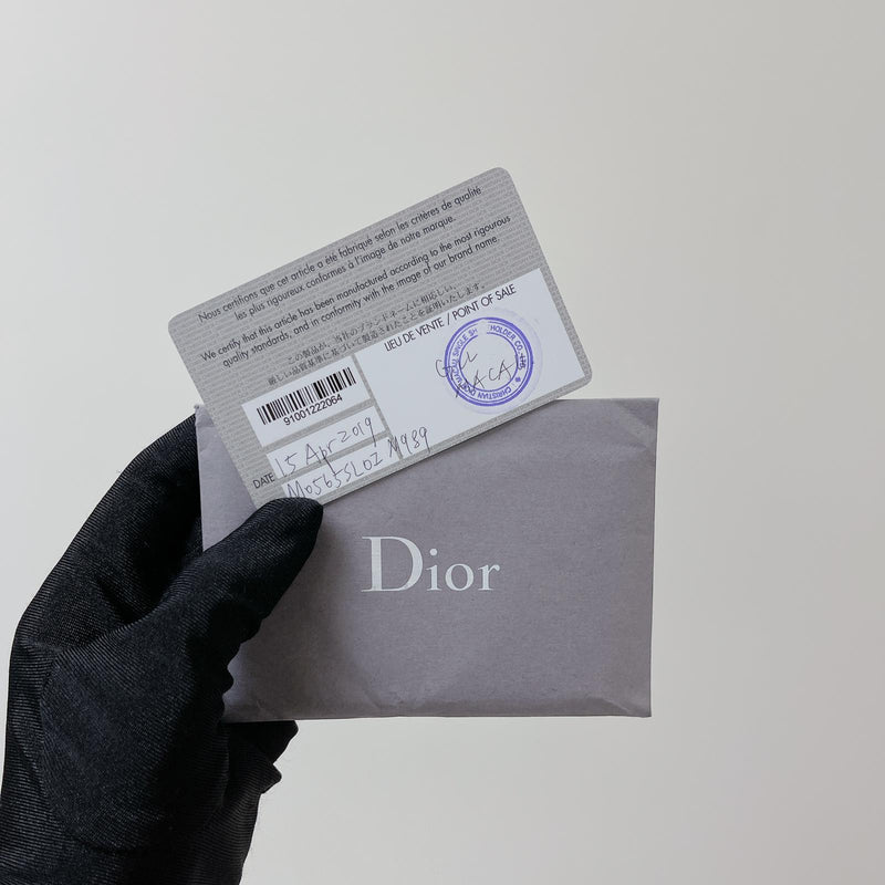 Lady Dior Lambskin Ultramatte Medium Black BHW