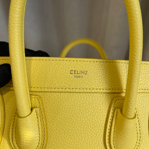 Nano Luggage Leather Citron GHW