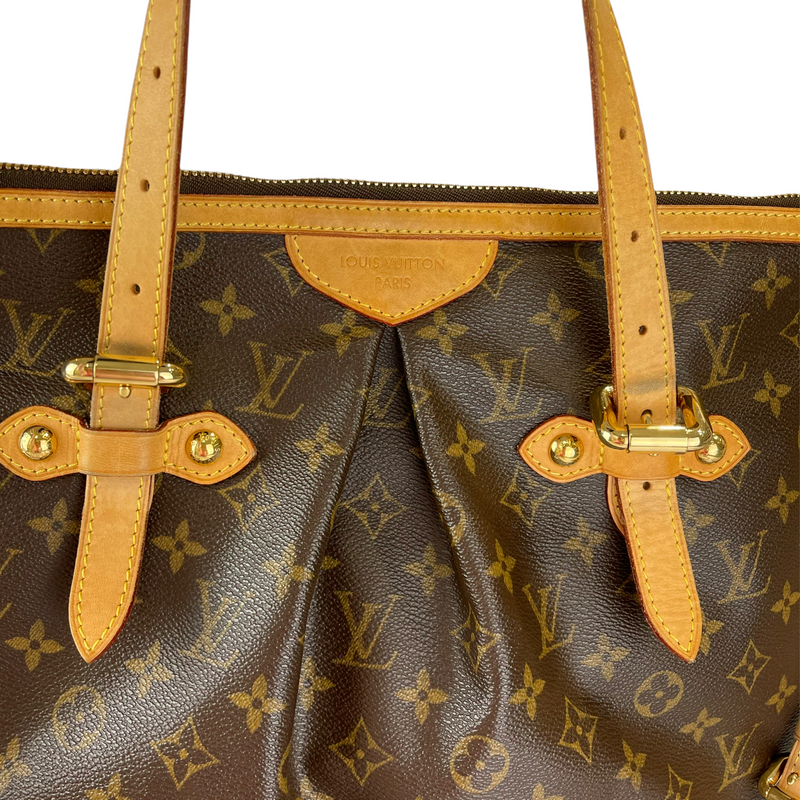 Authentic Louis Vuitton Monogram Canvas Palermo GM Shoulder