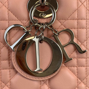 Lambskin Lady Dior Medium Pink SHW