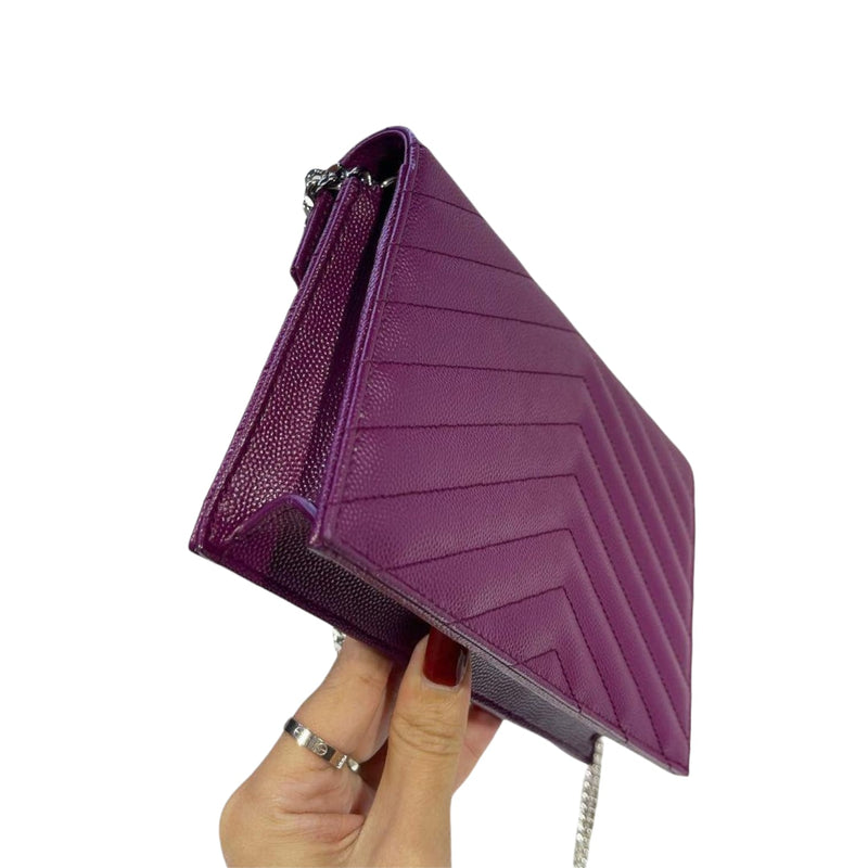 Envelope Chain Wallet Purple SHW