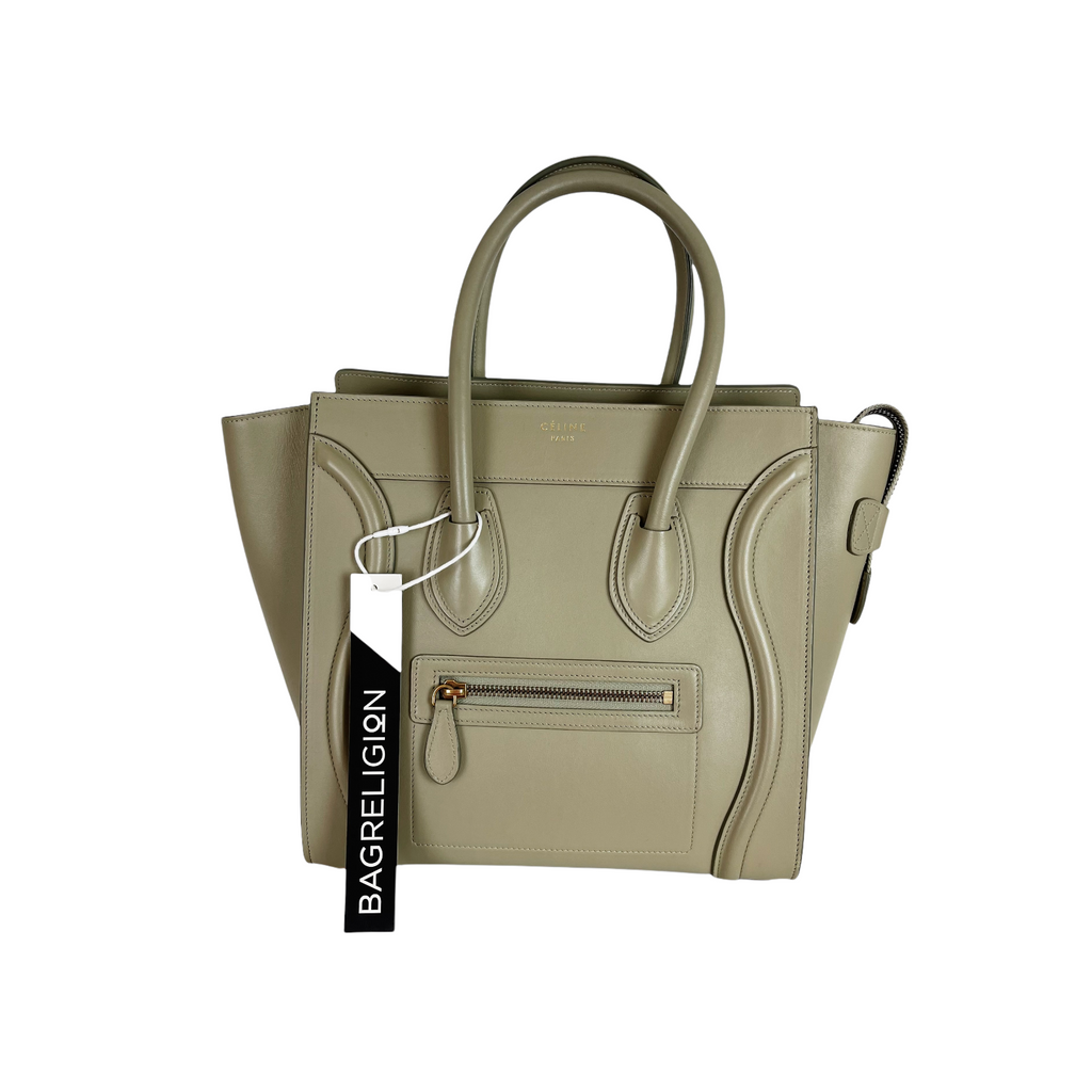 Micro Luggage Smooth Calfskin Beige