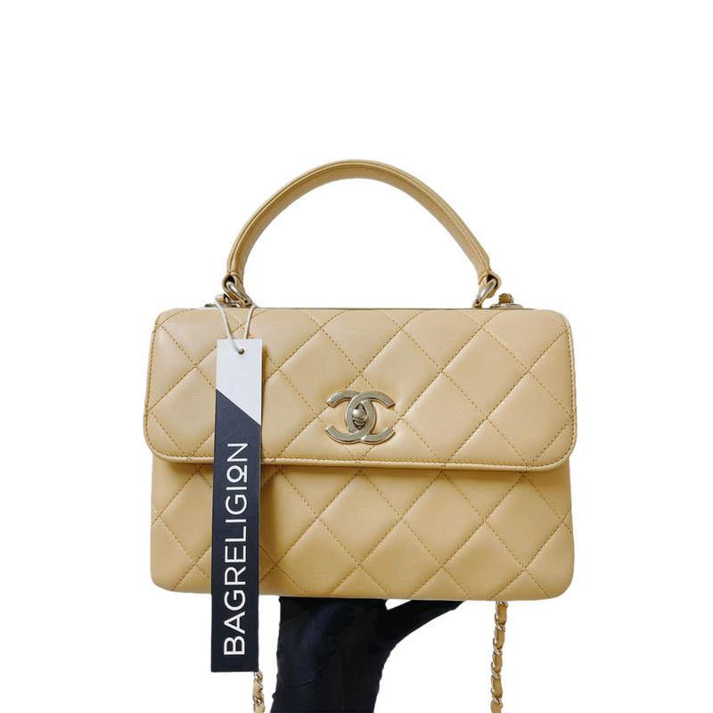 Trendy CC Small Flap Yellow toned neutral Bag Religion
