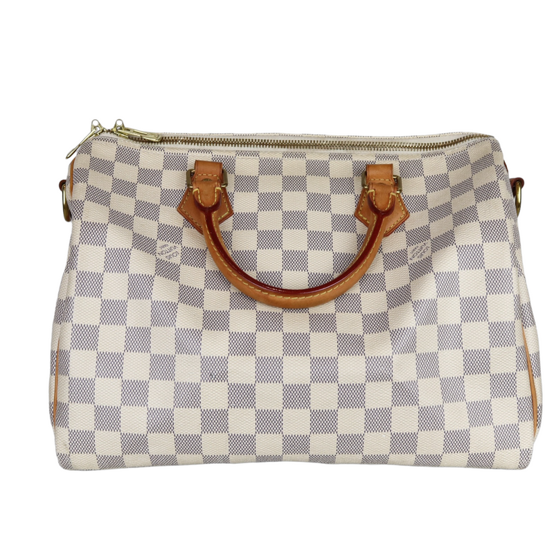 Lv damier hot sale white bag
