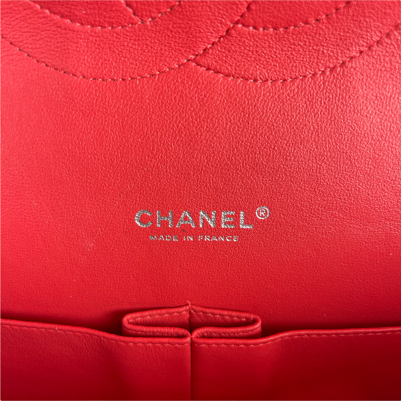 Double Flap Maxi Patent Coral SHW