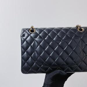 Classic Double Flap Medium Lambskin Black GHW