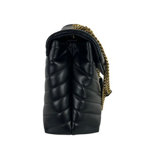 LouLou Medium Matelassé Black GHW