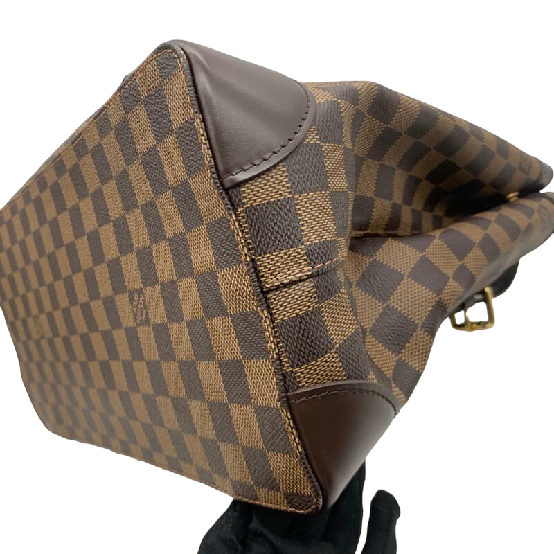 LOUIS VUITTON Hampstead GM Damier Ebene Shoulder Bag Brown