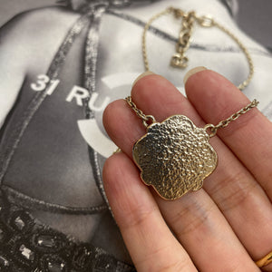 CC Heart Rhinestone Necklace 21A