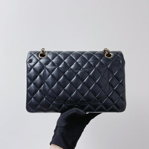 Classic Double Flap Medium Lambskin Black GHW