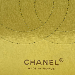 Classic Double Flap Jumbo Lambskin Yellow GHW