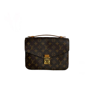 Pochette Metis Leather Monogram GHW