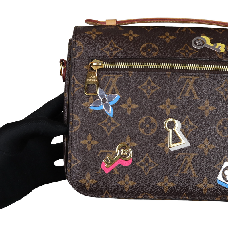 Brown Louis Vuitton Monogram Pochette Homme Clutch Bag – Designer