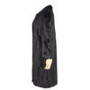 Mink Fur Coat Long in Black M