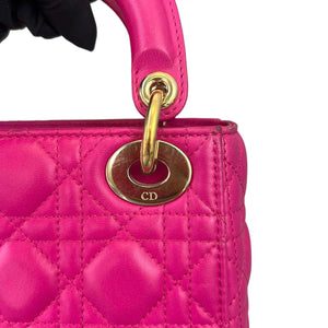 Mini Lady Dior Lambskin Pink GHW