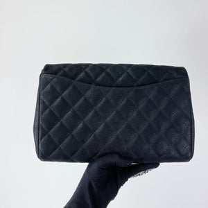 Timeless Clutch in Caviar Leather Black SHW