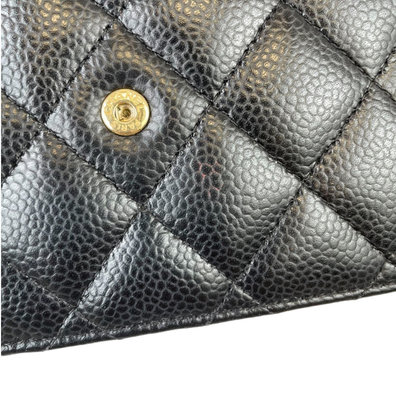 WOC Quilted Caviar Black GHW