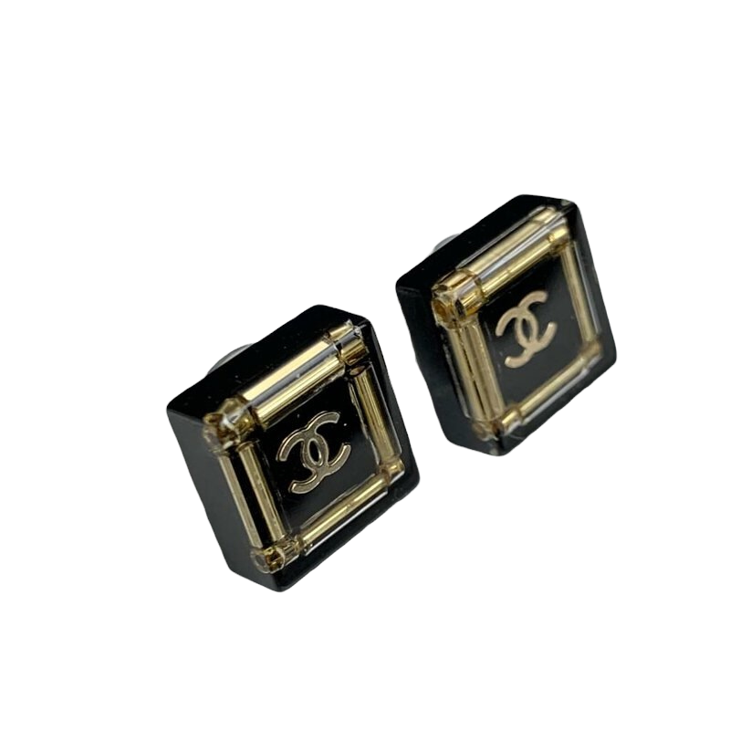 Square Acrylic Earrings GHW