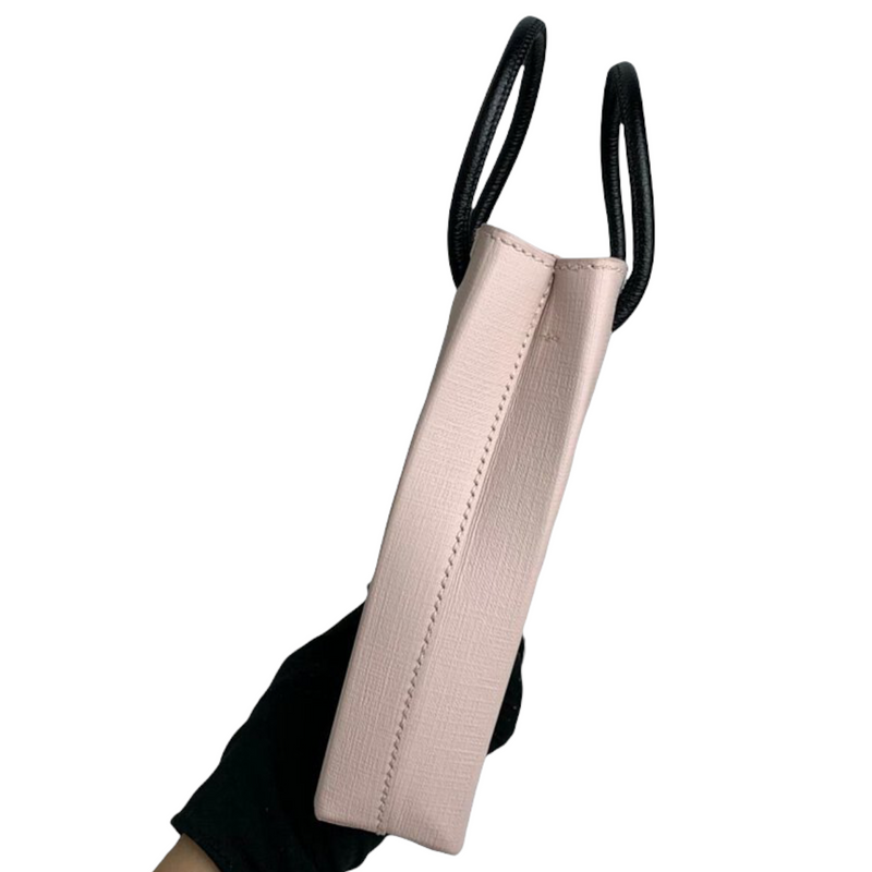 Shopping Leather Phone Holder Pink
