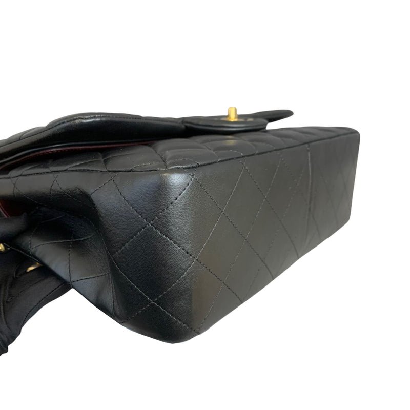Classic Double Flap Jumbo Lambskin Black GHW