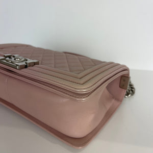 Le Boy Lambskin Old Medium Pink SHW