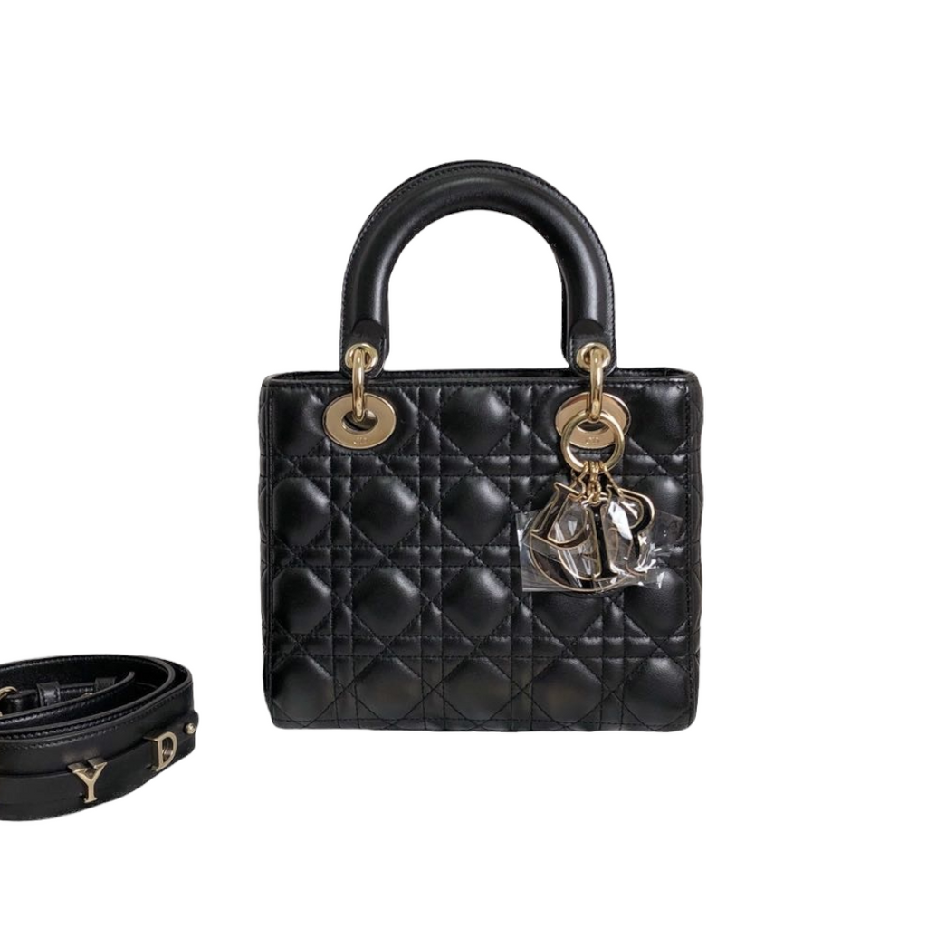 Lambskin My Lady Dior Black GHW