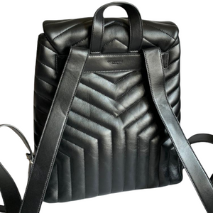 Medium Loulou backpack Black SHW