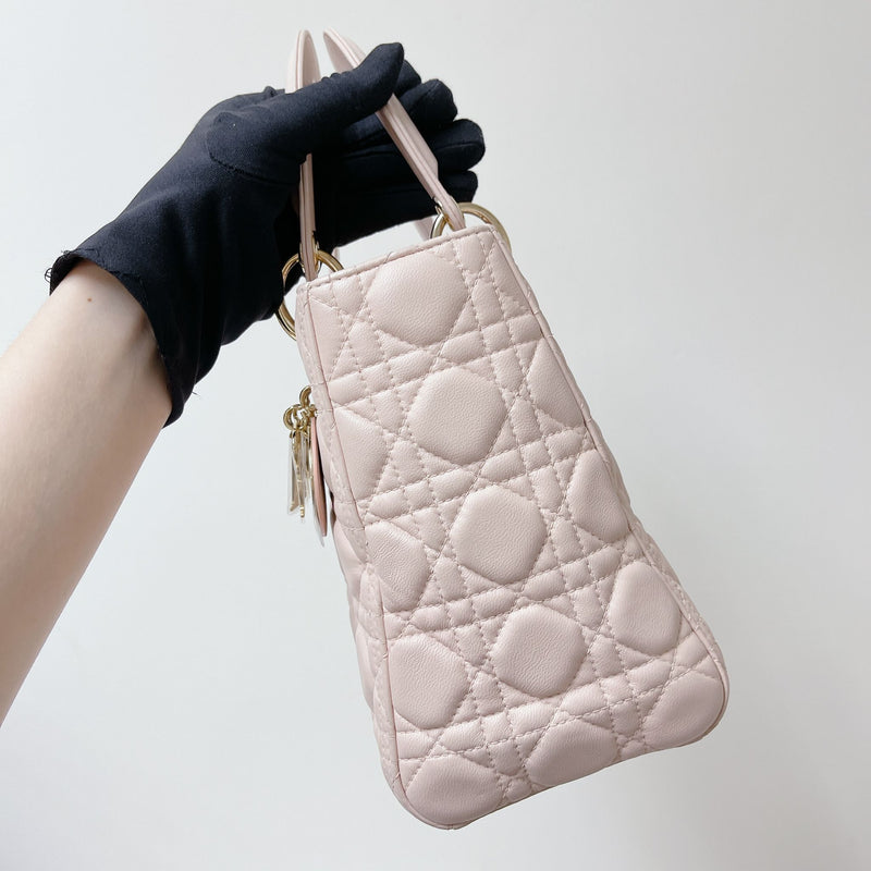 Lady Dior Medium Pink with GHW
