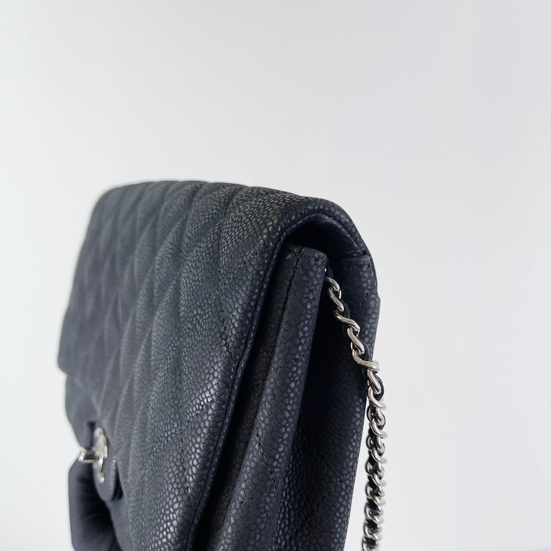 Timeless Clutch in Caviar Leather Black SHW