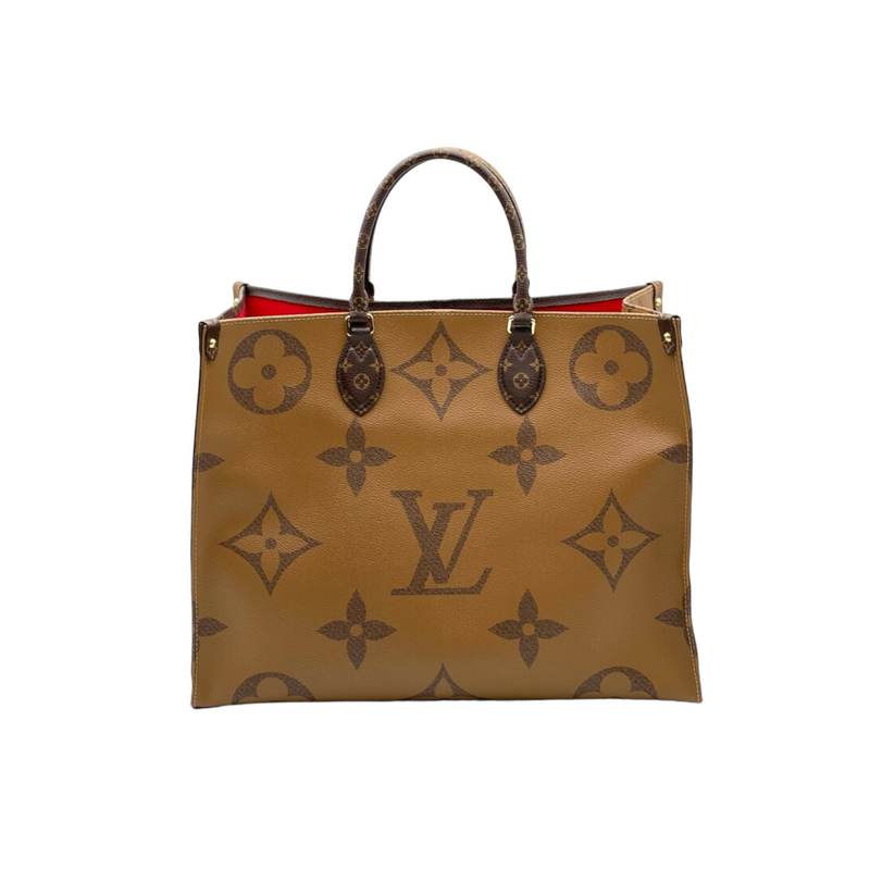 Reverse Monogram Giant ONTHEGO GM Brown GHW