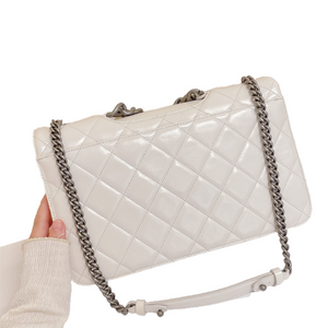 Perfect Edge Flap Calfskin White RHW