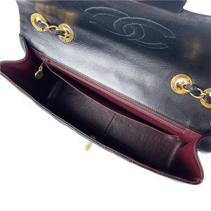 Jumbo XL Flap Lambskin Leather Black GHW
