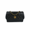 Small Timeless Diana Flap Black Lambskin 24k GHW