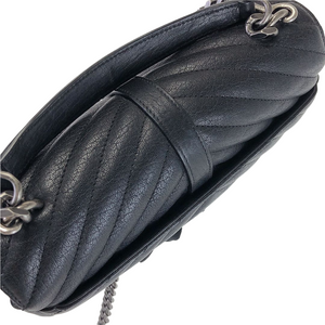 Chevron Quilted Medium College Black RHW