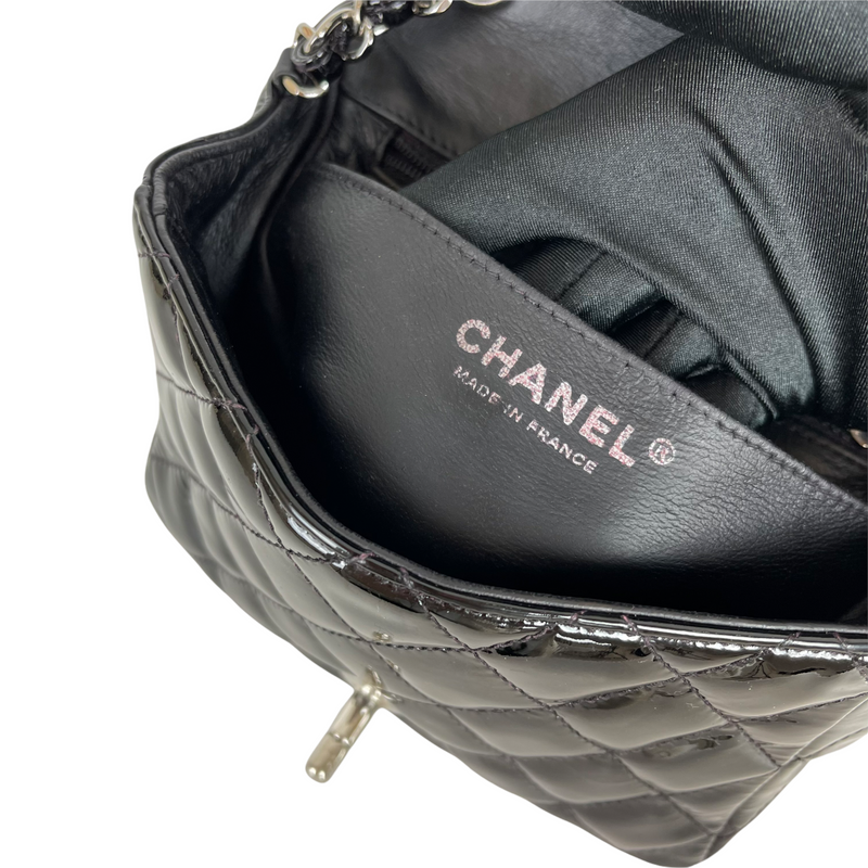 Classic Patent Mini Square Black SHW
