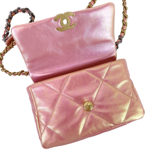 Small Chanel 19 Quilted Flap Bag MHW
