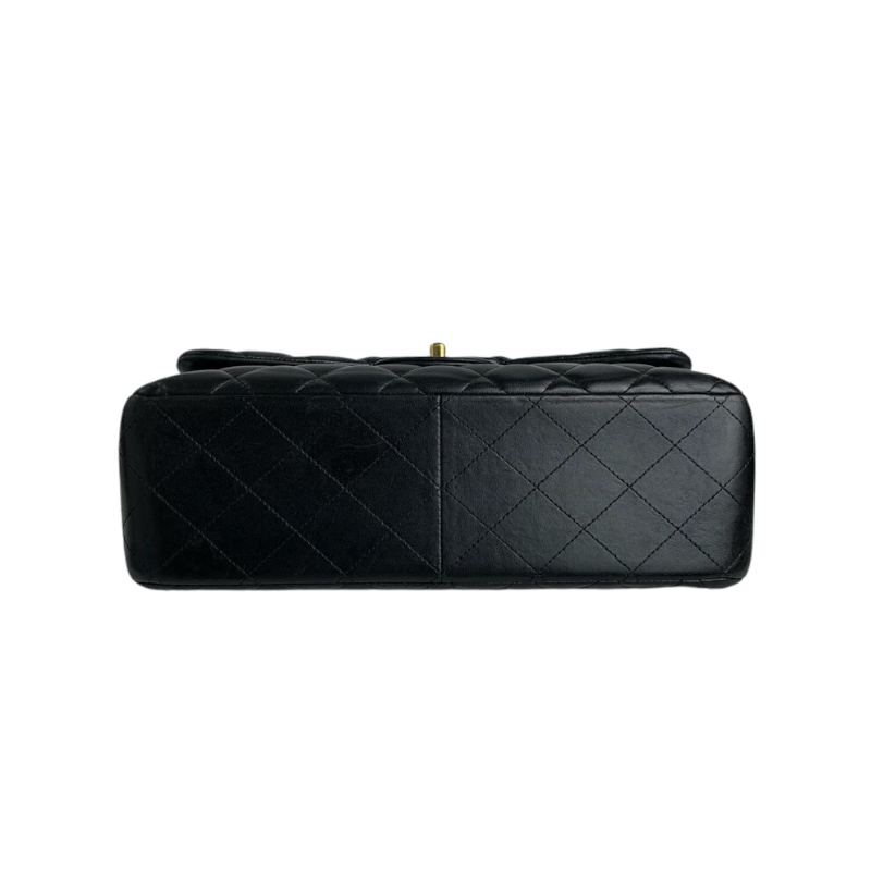Jumbo Classic Double Flap Lambskin Black GHW