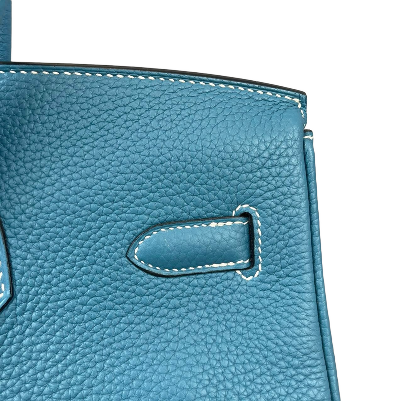 Birkin 35 Blue Jean Clemence PHW