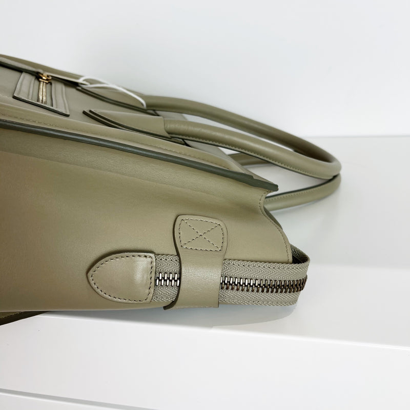 Micro Luggage Smooth Calfskin Beige