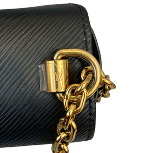 Twist Lock Epi Leather MM Black GHW
