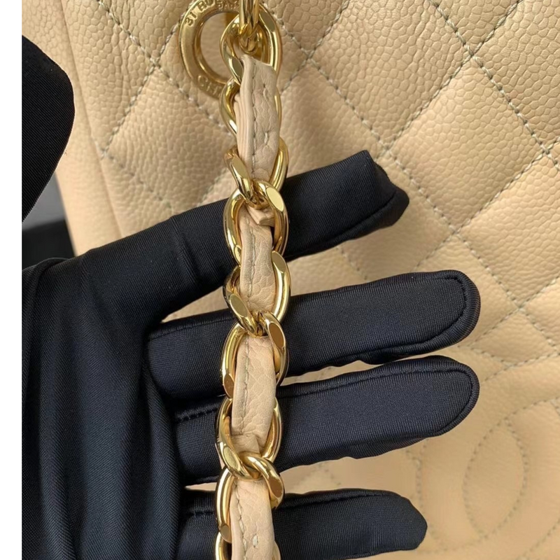 CHANEL 22A Dark Beige Caviar Mini Bucket Bag Light Gold Hardware –  AYAINLOVE CURATED LUXURIES