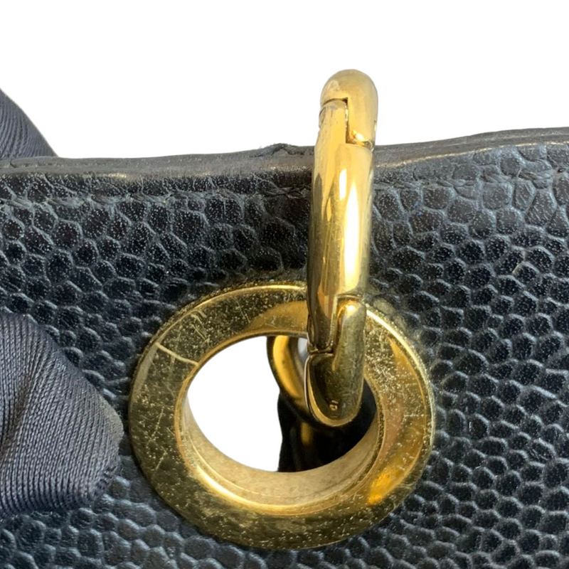 PST Tote Caviar Black GHW