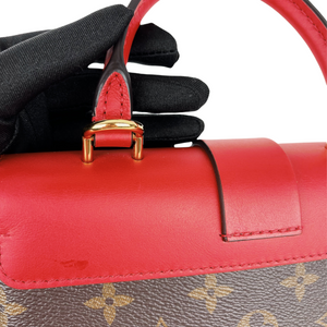 Locky BB Monogram Canvas Brown/Red GHW