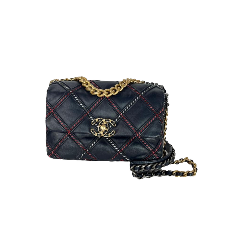 Chanel Small Chanel 19 Quilted Flap Bag MHW Bag Religion