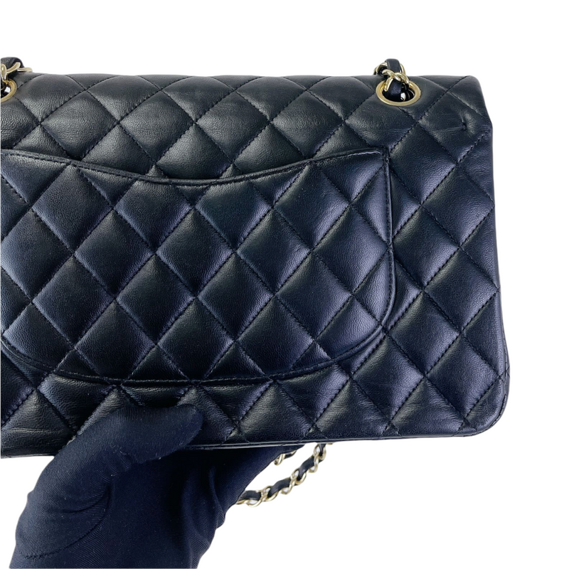 Classic Flap Medium Lambskin Black GHW