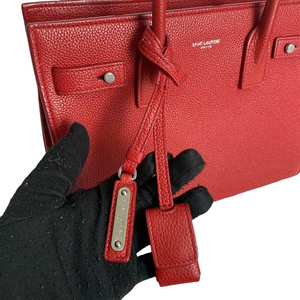 Sac De Jour Baby Pebbled Red SHW